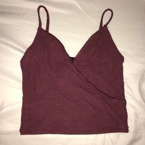 Out From Under Burgundy Tank Top